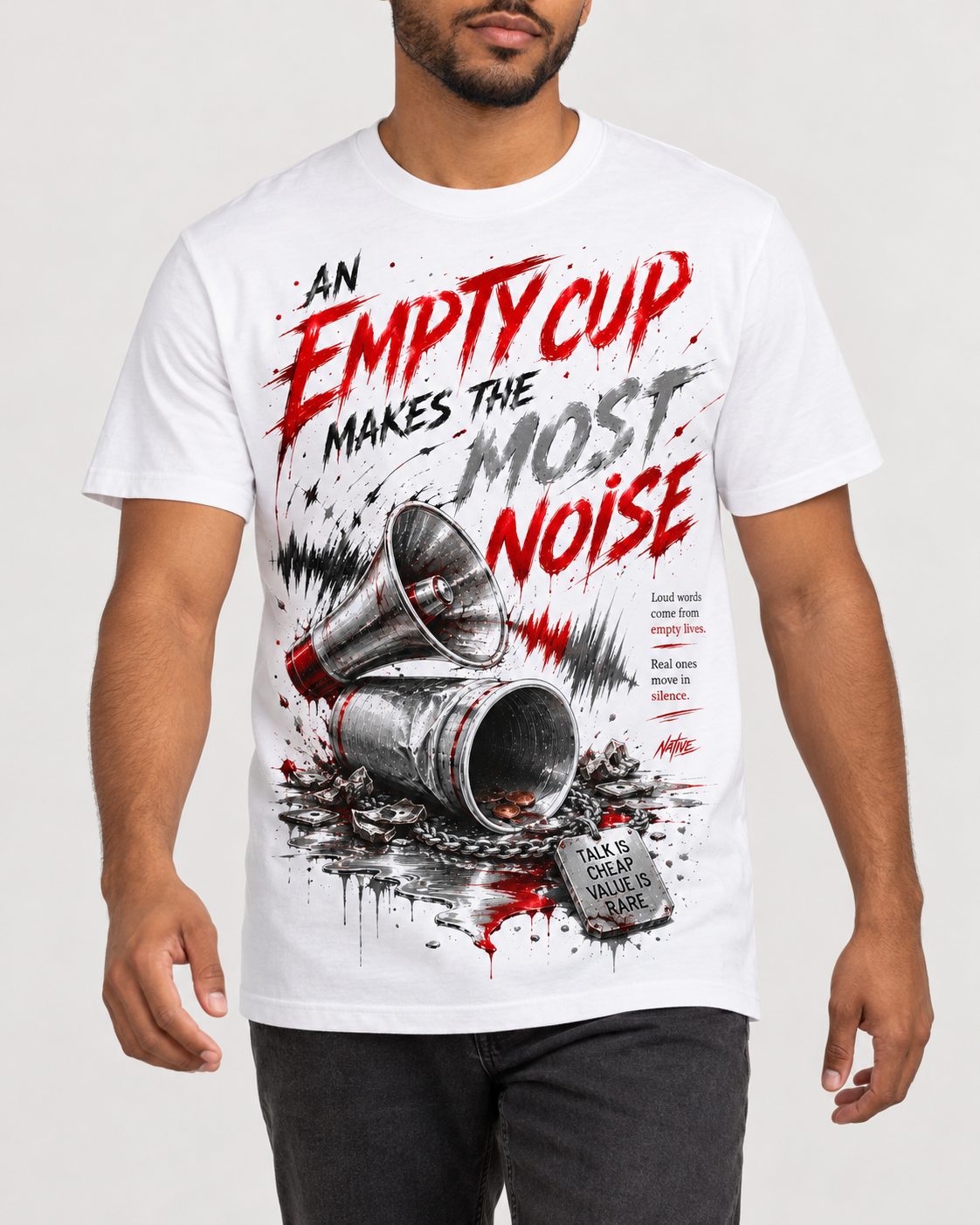 An Empty Cup — White