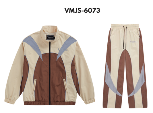 Verselli Strike Nylon Set — Beige & Brown — alternate view
