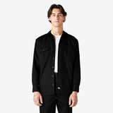 Dickies 574 Original Long Sleeve Work Shirt — Black
