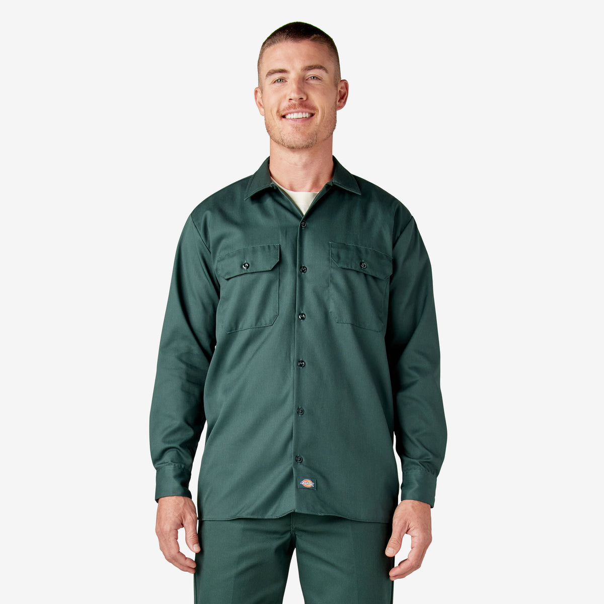 Dickies 574 Hunter Green — front view