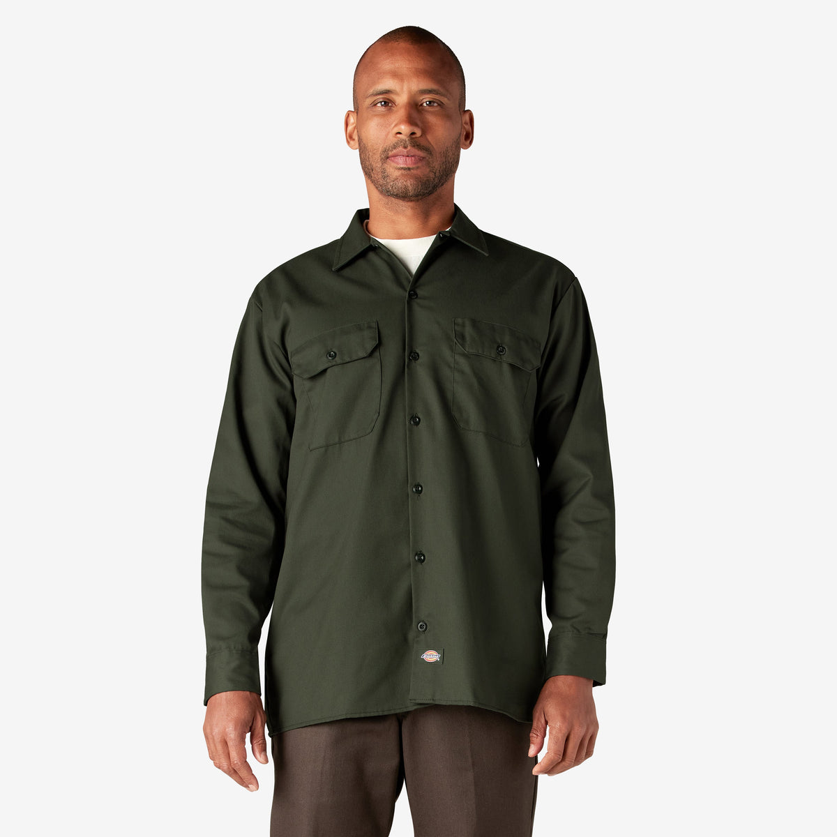 Dickies 574 Olive Green — front view