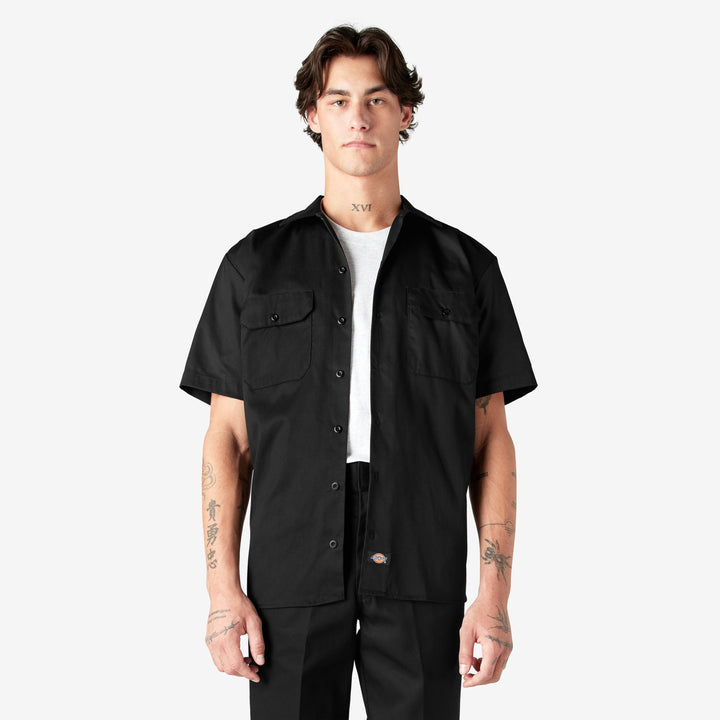 Dickies 1574 Original Short Sleeve Work Shirt — Black
