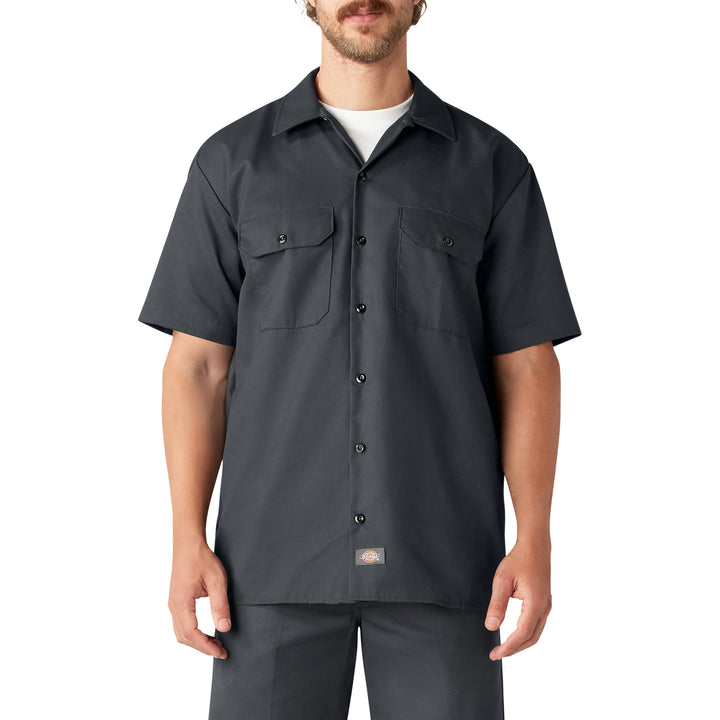 Dickies 1574 Original Short Sleeve Work Shirt — Charcoal