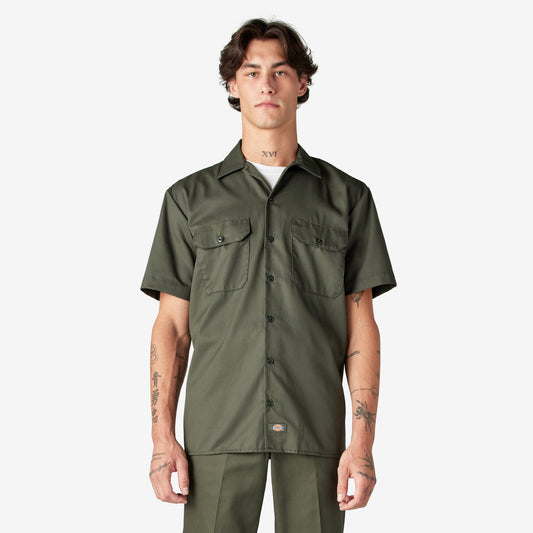 Dickies 1574 Olive Green — front view