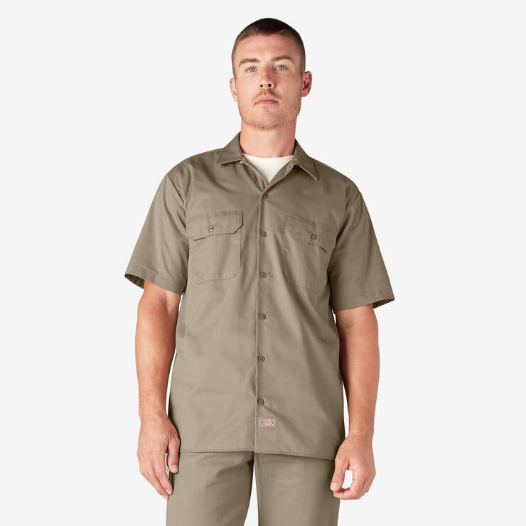 Dickies 1574 Original Short Sleeve Work Shirt — Desert Sand