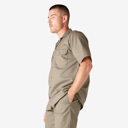 Dickies 1574 Original Short Sleeve Work Shirt — Desert Sand