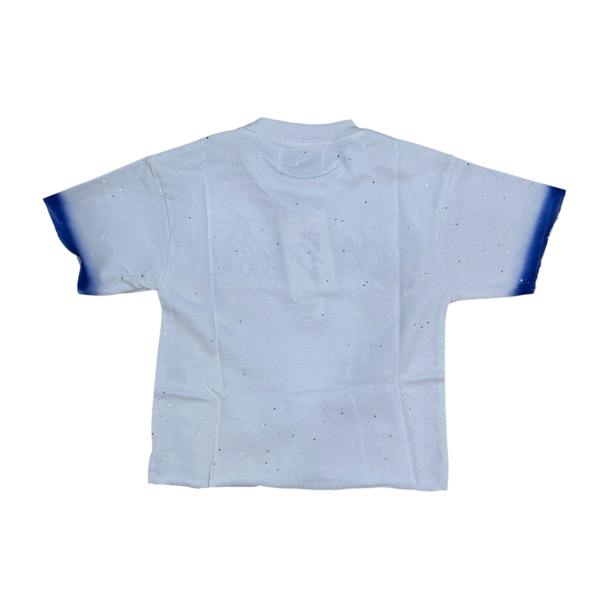 BKYS Kids' Doomsday French Terry Cropped Tee — White — back
