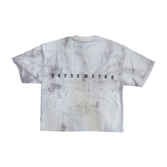 BKYS Play Off French Terry Cropped Tee — Off White — back