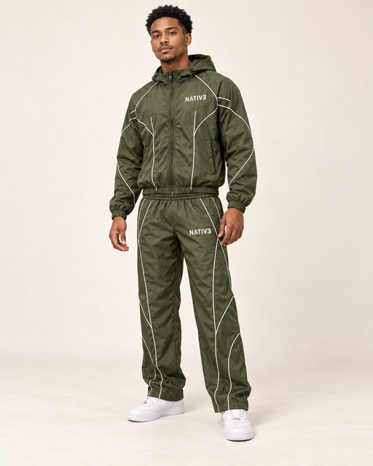 Native nylon set, adults, Army Green