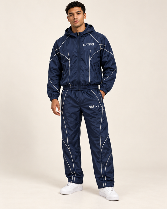 Native nylon set, adults, Navy