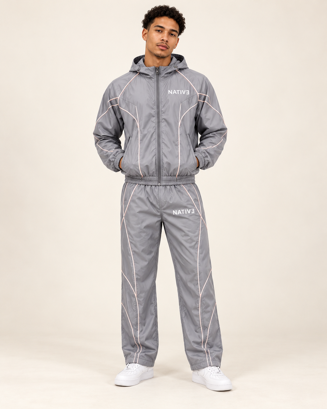 Native nylon set, adults, Silver