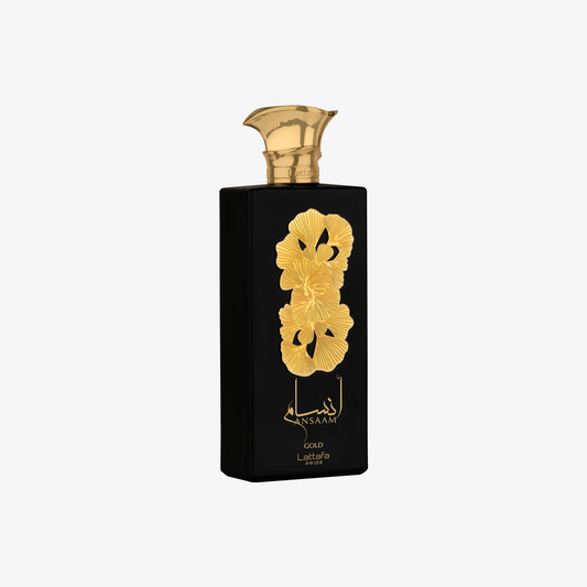 Lattafa Ansaam Gold — 100 ml Eau de Parfum — bottle front