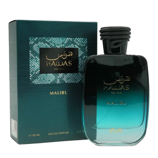 Rasasi Hawas Malibu — 100 ml Eau de Parfum — bottle front