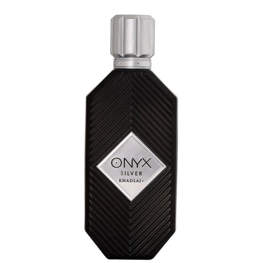 Khadlaj Onyx Silver — 100 ml Eau de Parfum — bottle front