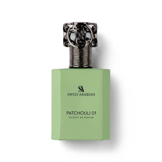Swiss Arabian Patchouli 01 — 50 ml Extrait de Parfum — bottle front