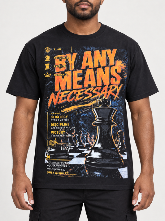 By Any Means — Black / Orange