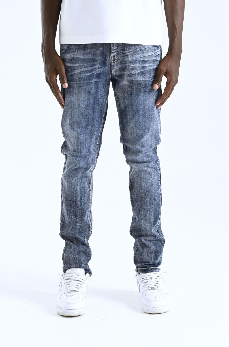 Spark Basic Stretch Slim Fit Jeans — Medium Sandblast — featured view