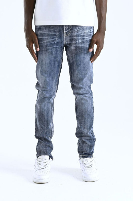 Spark Basic Stretch Slim Fit Jeans — Medium Sandblast — featured view