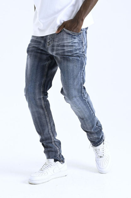 Spark Basic Stretch Slim Fit Jeans — Medium Sandblast — alternate view