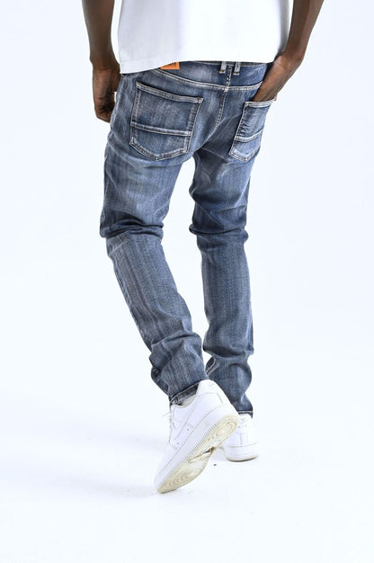 Spark Basic Stretch Slim Fit Jeans — Medium Sandblast — additional detail