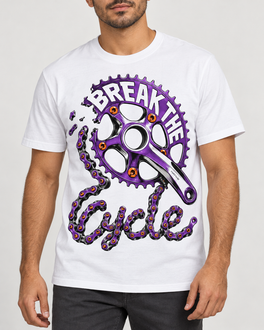 Break the Cycle — White/Purple
