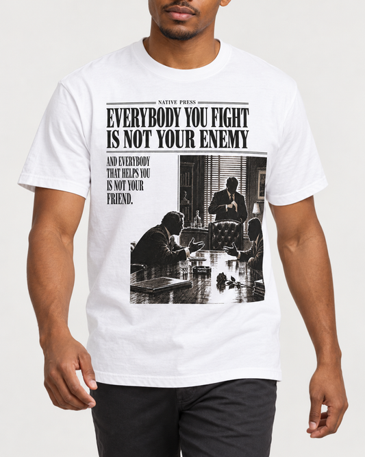 Everybody You Fight — White / Offset Layout