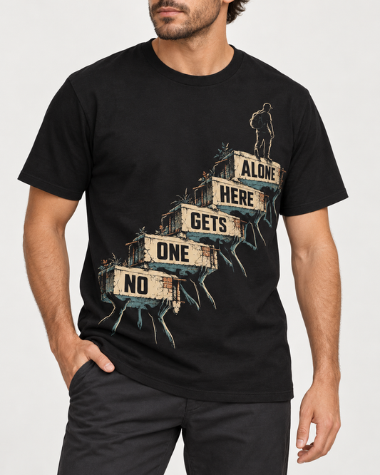 No One Gets Here Alone — Black