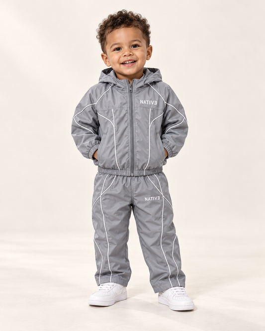 Native nylon set, toddlers-2t, Silver