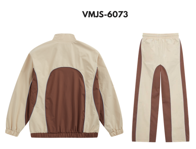 Verselli Strike Nylon Set — Beige & Brown — additional detail