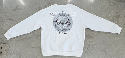 Rich Gang Crown Theory — White — actual item photo, back