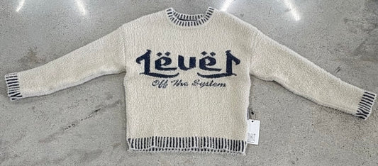 Rich Gang Night Tide — Navy / Cream — actual item photo, wearable side 1
